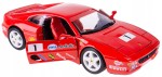 FERRARI F355 CHALLENGE METAL BBURAGO 1:24 CZERWONY