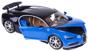 BUGATTI CHIRON MODEL METALOWY BBURAGO 1:18 NIEBIESKI